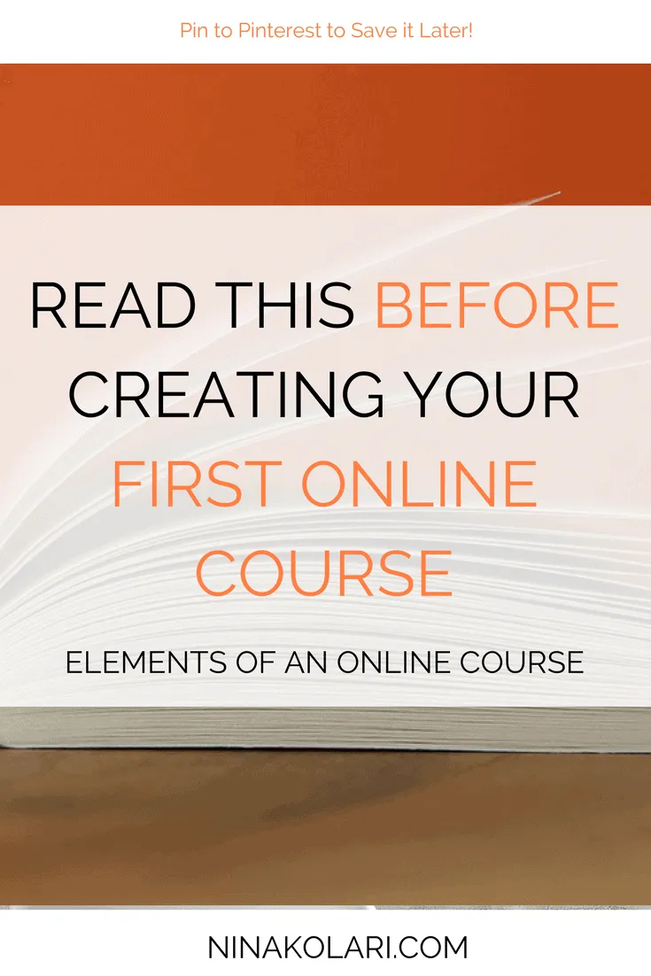 elements online course