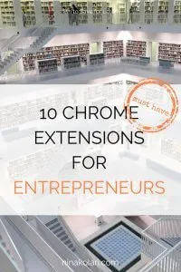 chrome extensions for entrepreneurs