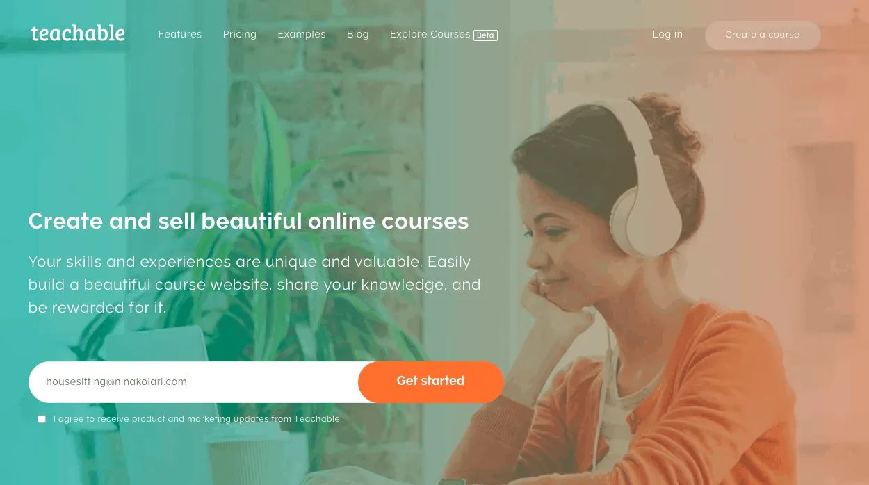 teachable website