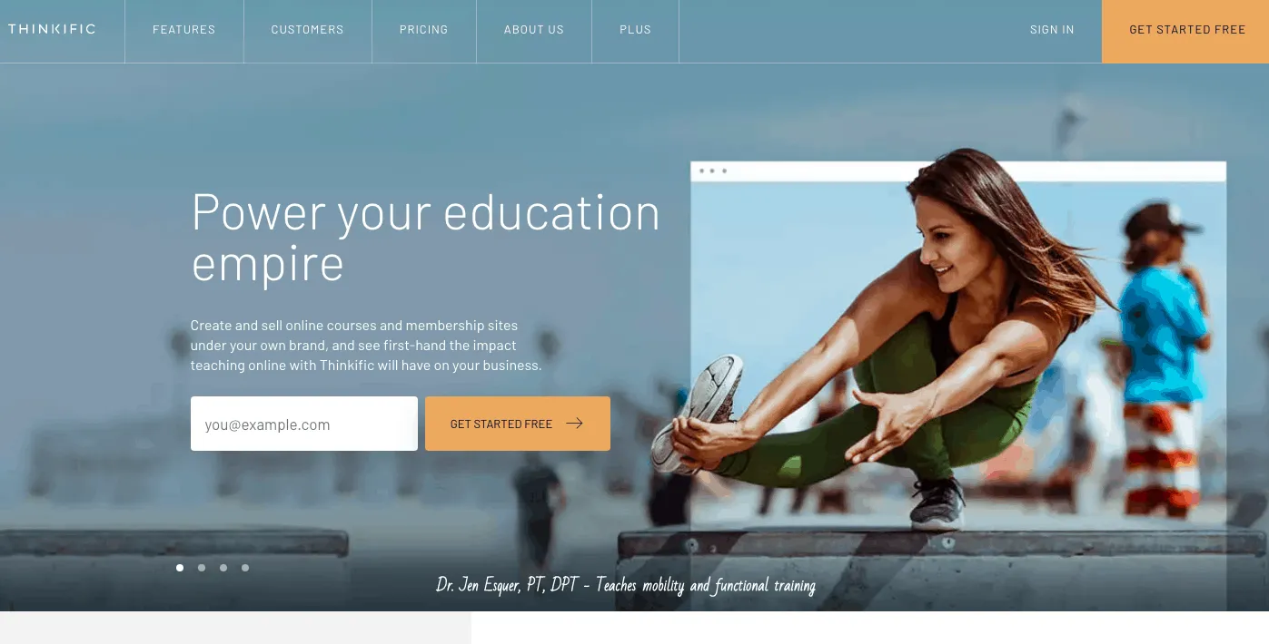 thinkific website