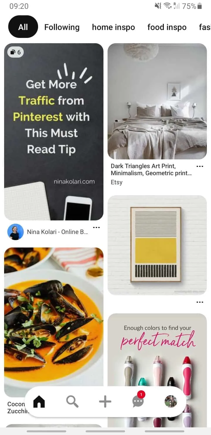 pinterest pin visibility