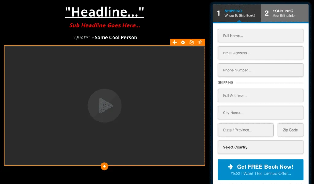 clickfunnels template book
