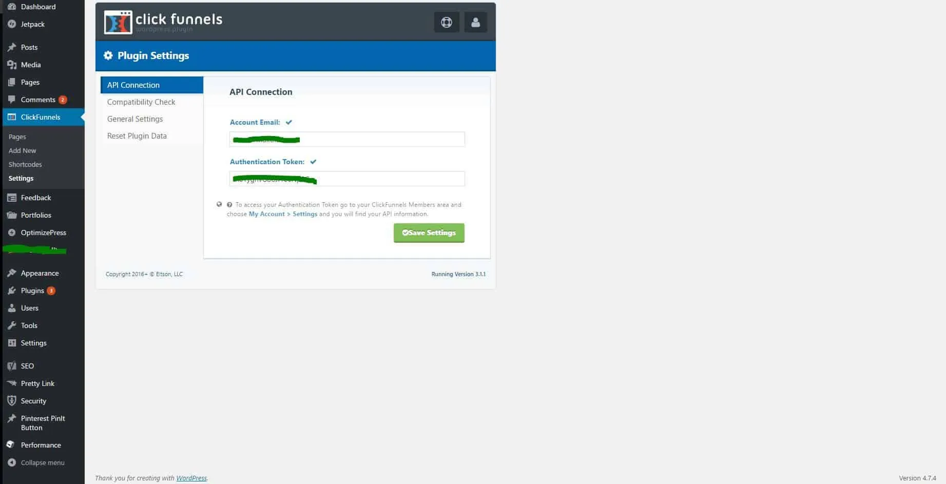 how to connect clickfunnels with worpdress
