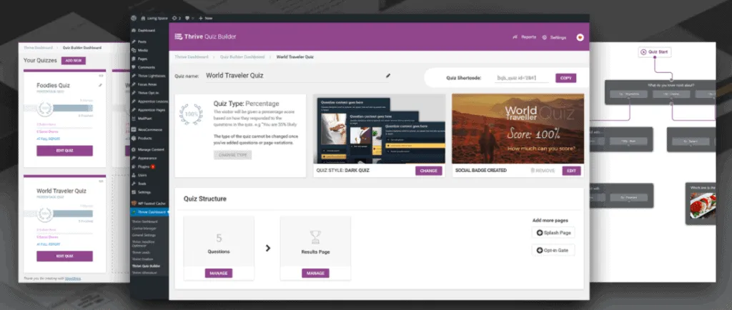 quiz funnel thrivethemes